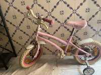 bicicleta criança menina roda 14