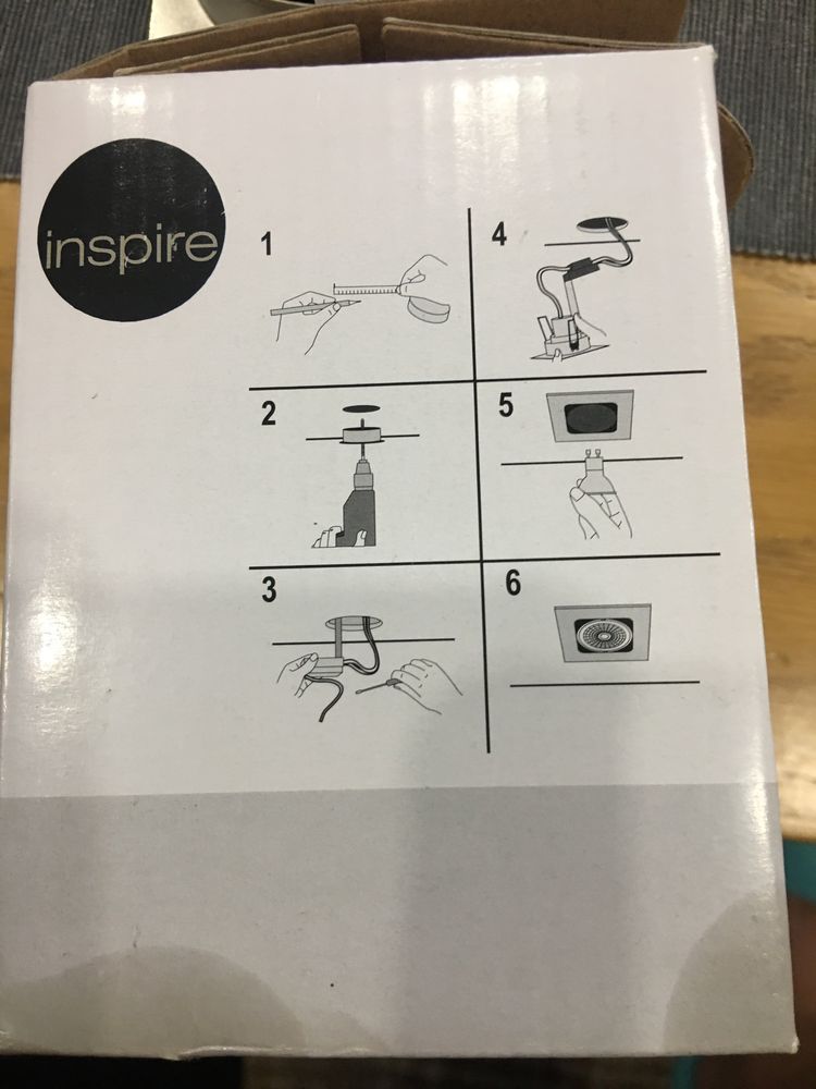Oświetlenie stropowe Nowe w opakowaniu Inspire Arramis