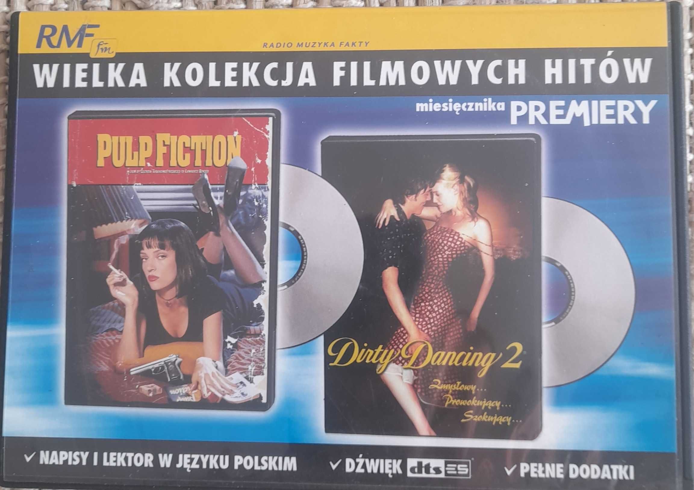 Film dvd Pulp Fiction i dirty dancing 2