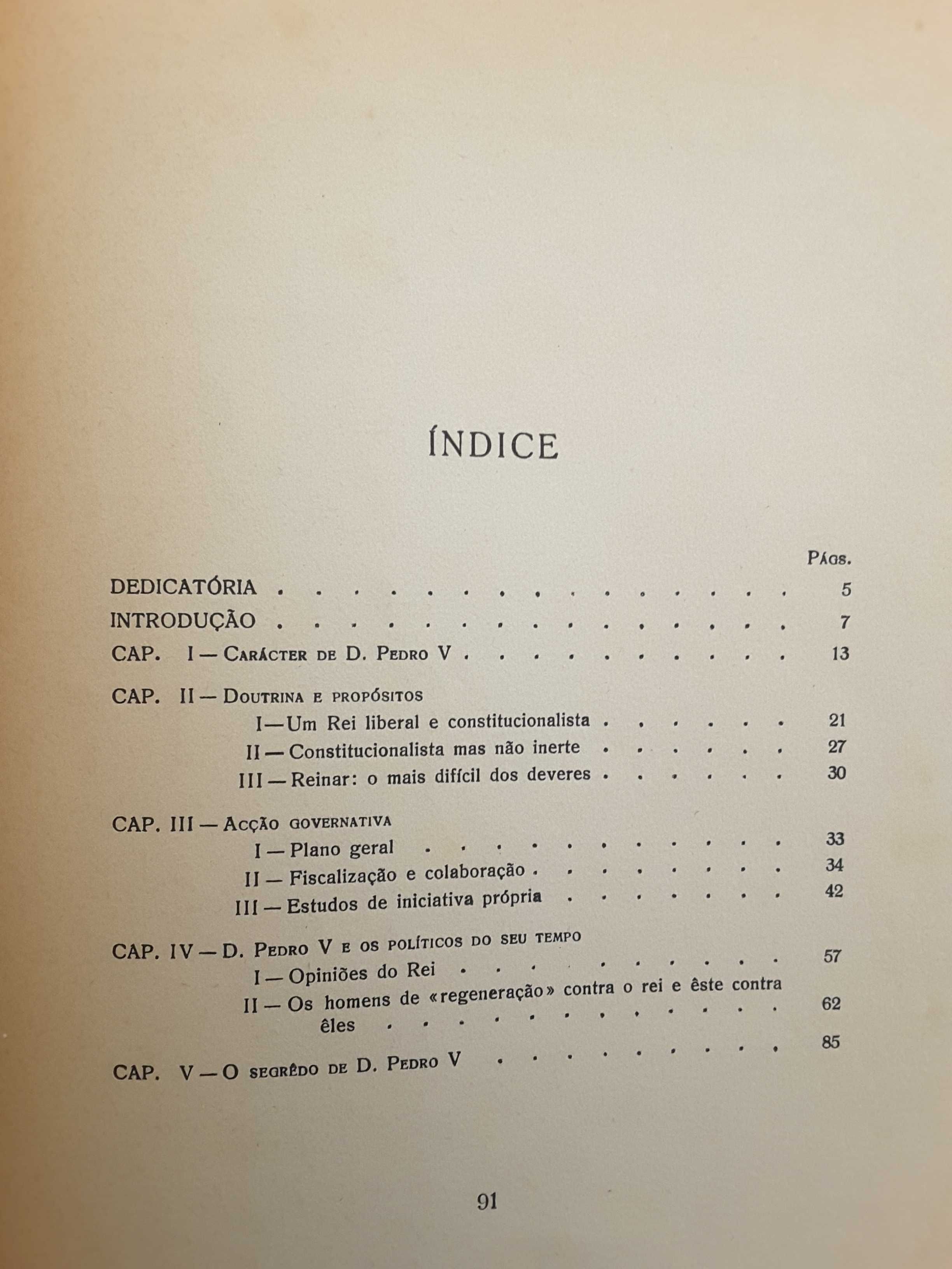 D. Pedro V Diário Íntimo / João Ameal – Perspectivas da História