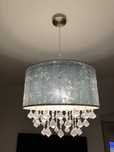 Lampa sufitowa Globo srebrna z doamencikami