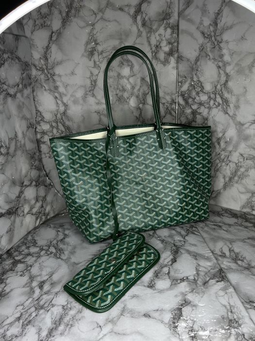 Сумка кожаная и конва Goyard оригинал номерная