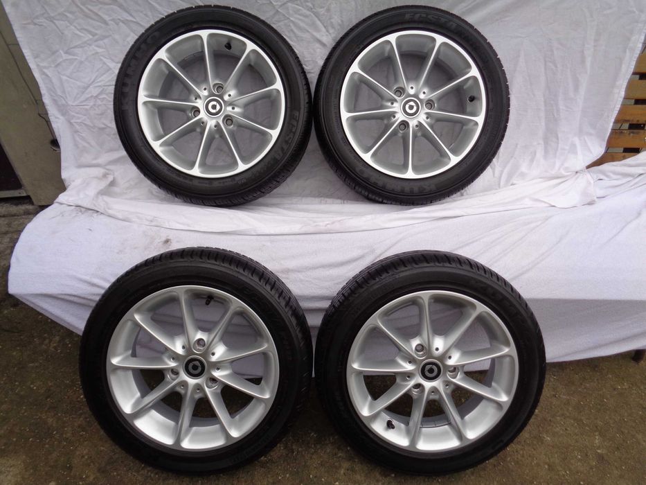Felgi aluminiowe 15 Smart Fortwo 3x112, 2x 5.5J, ET22 i 2x 4.5J ET23.5