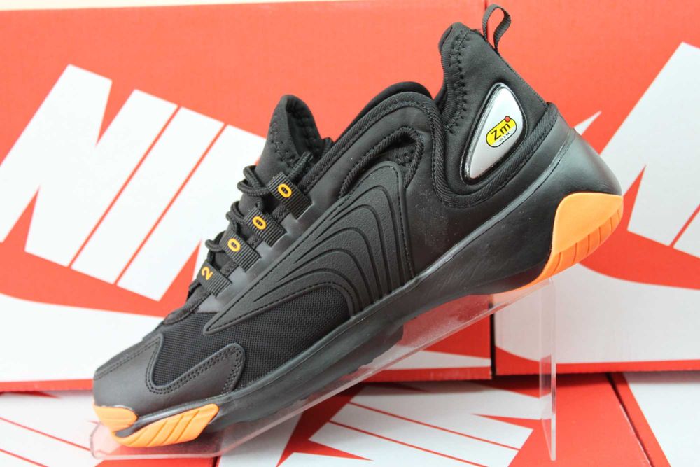 Nike ZOOM 2K - черно-оранжевые кроссовки кеды кросівки (5225чер/оранж)