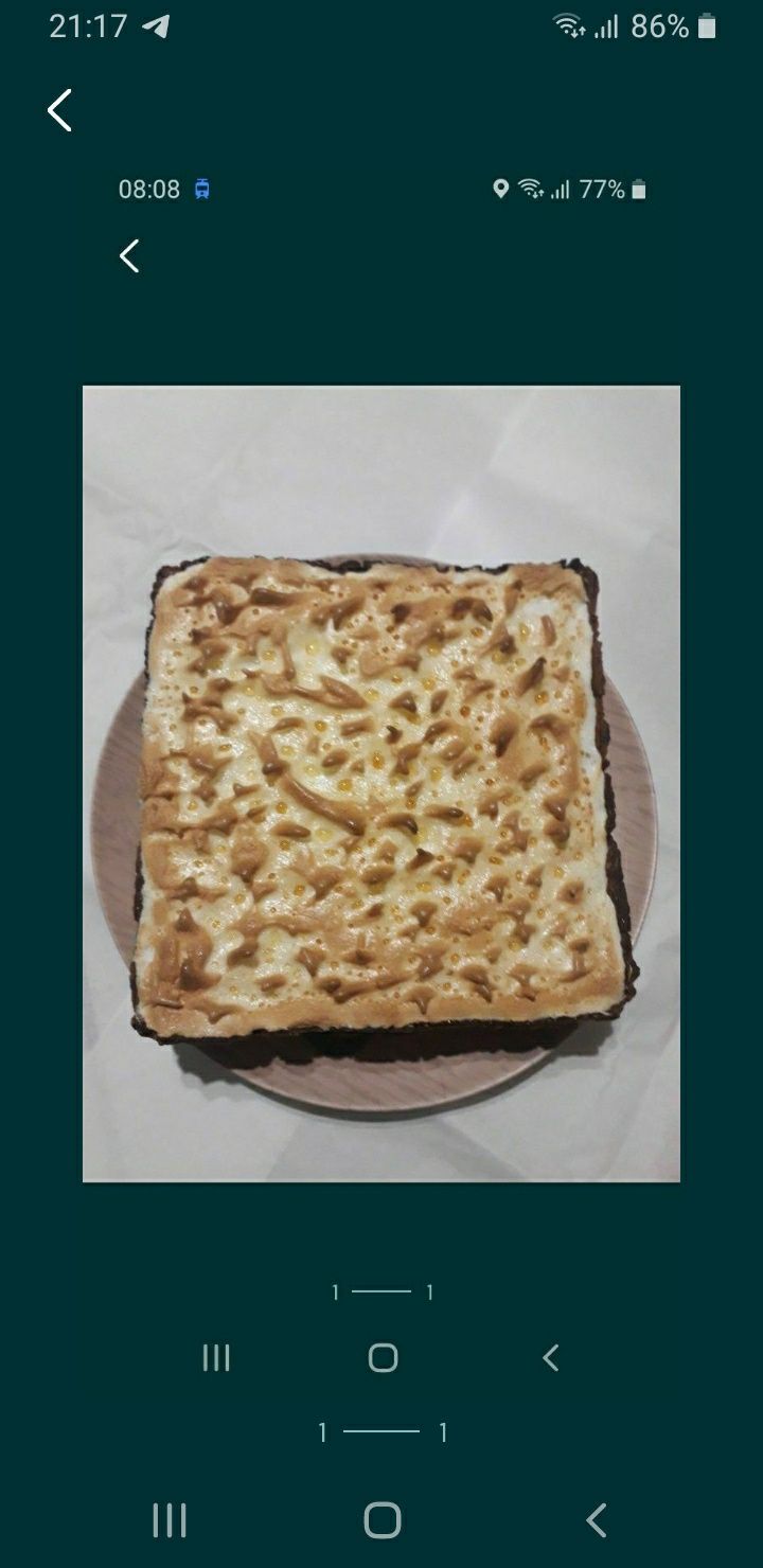 Тортик "Слезы ангела" со вкусом апельсина