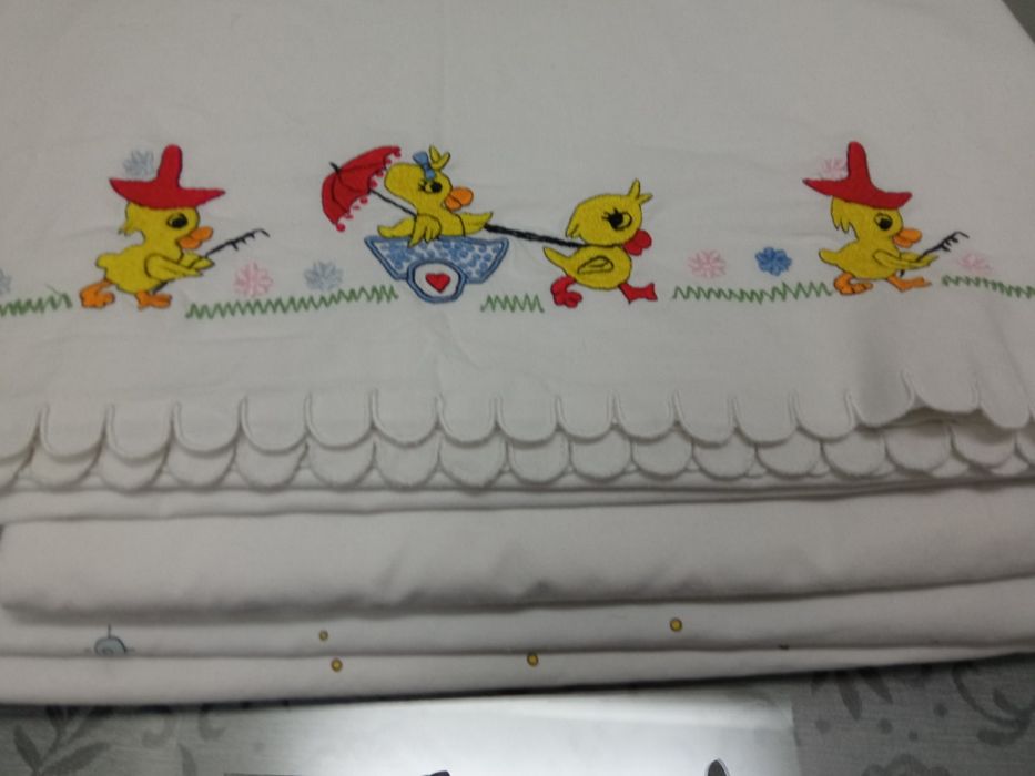 Lençóis de cama de bebê