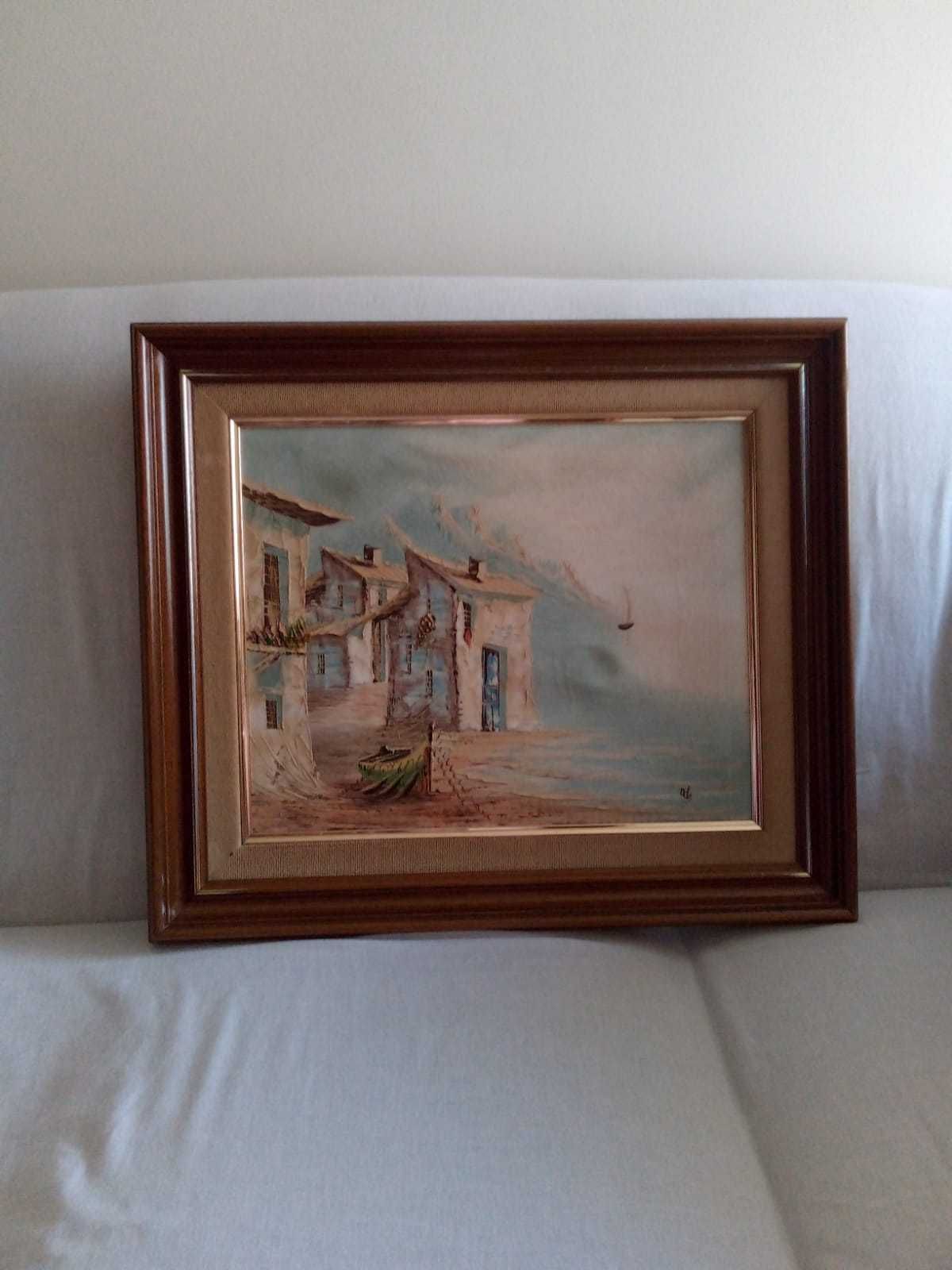 Quadros decorativos com pintura a óleo
