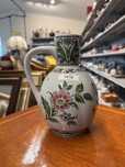 Dzbanek ceramiczny kwiaty poj. 0,7l oryginalny retro vintage wzór 1478