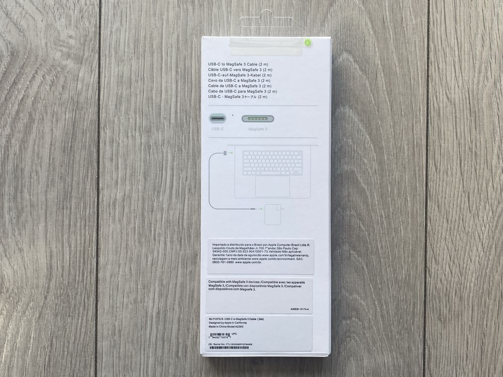 Oryginalny Przewód Kabel z USB-C na MagSafe 3 (2 m ) do MacBook