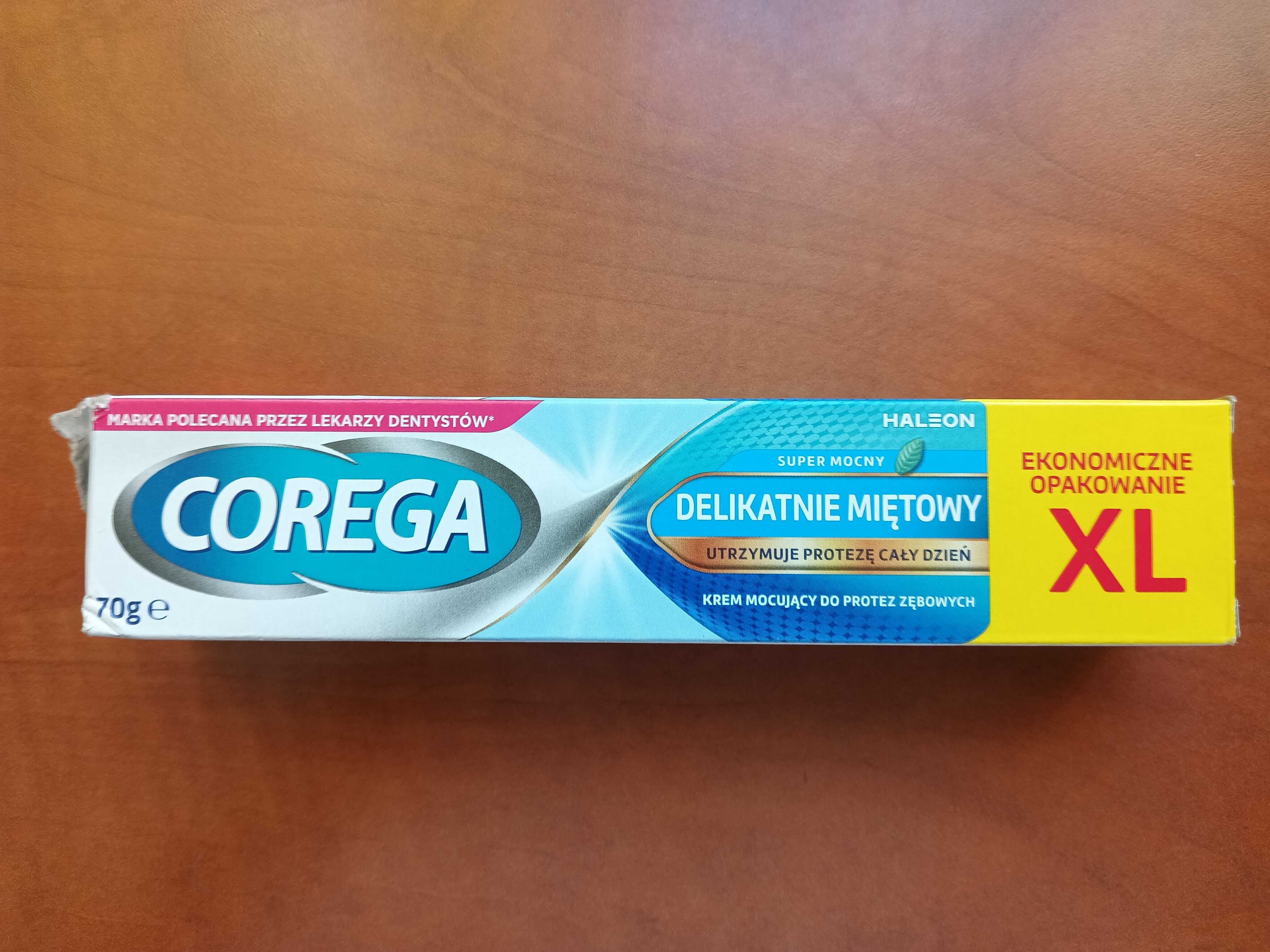 Corega XL delikatnie miętowy krem do protez zębowych