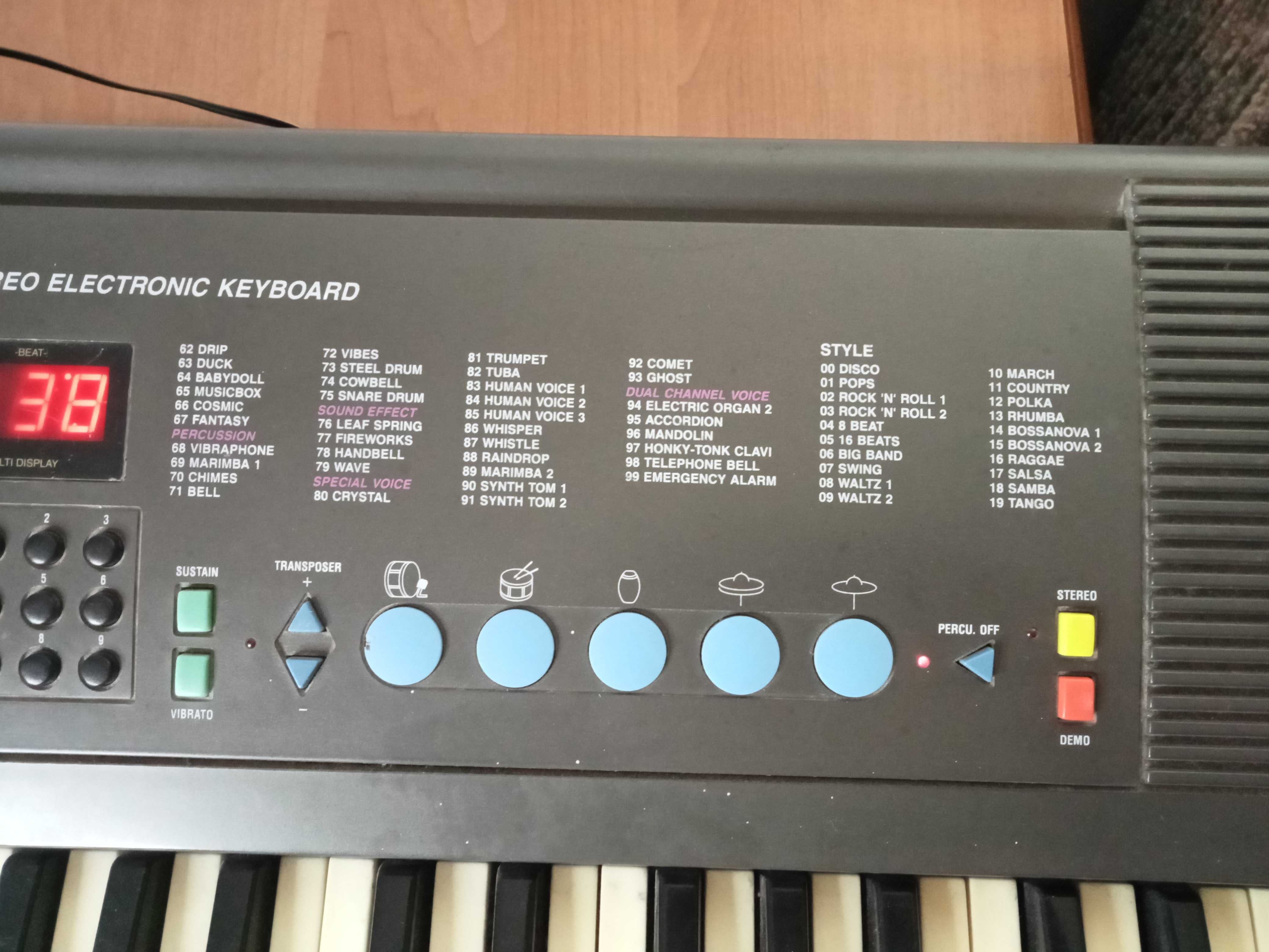 keyboard TS-68A klawiszy 61