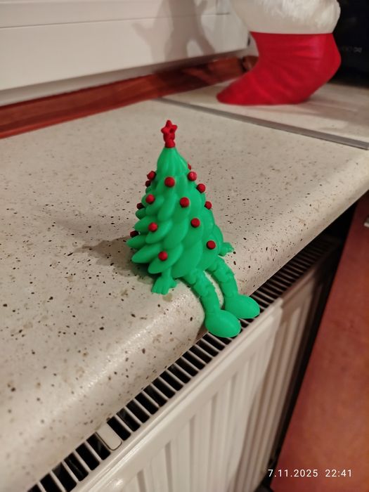 Siedząca choinka 3d