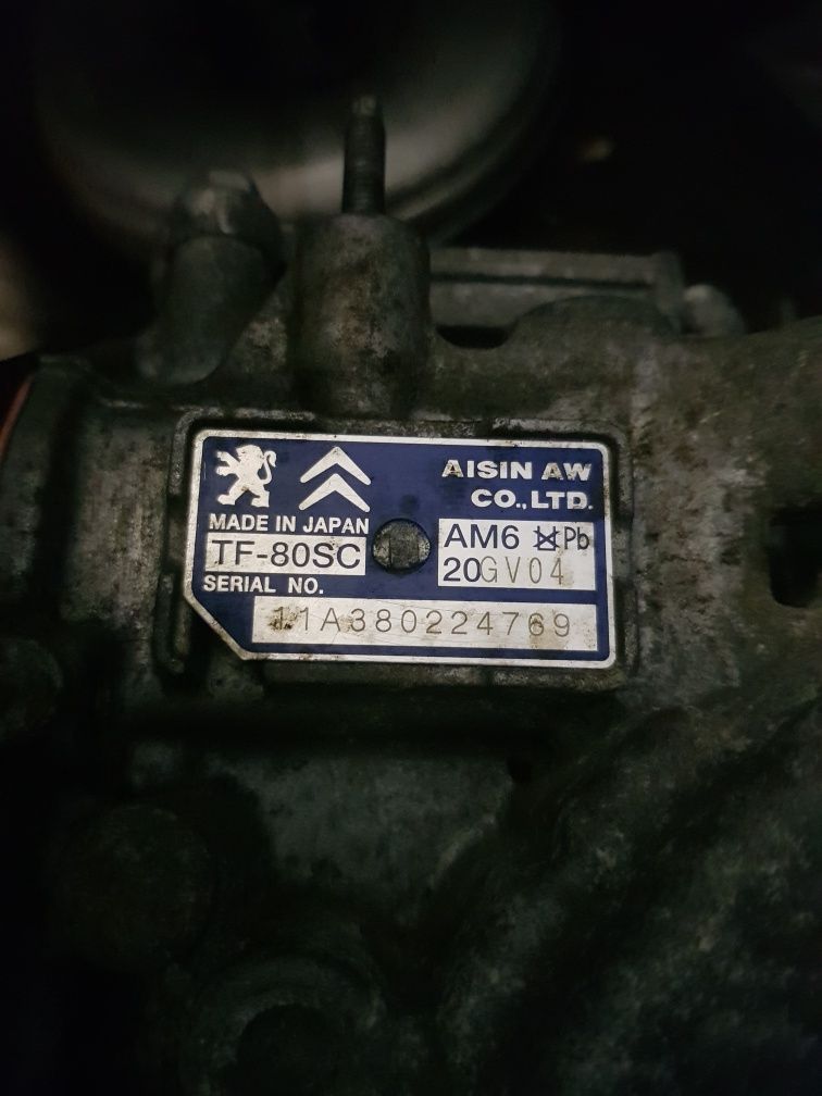 Skrzynia automatyczna Aisin TF-80SC Citroen C5 x7 3.0 V6 HDI 2011