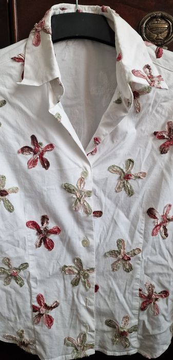 Camisa bordada  Italiana