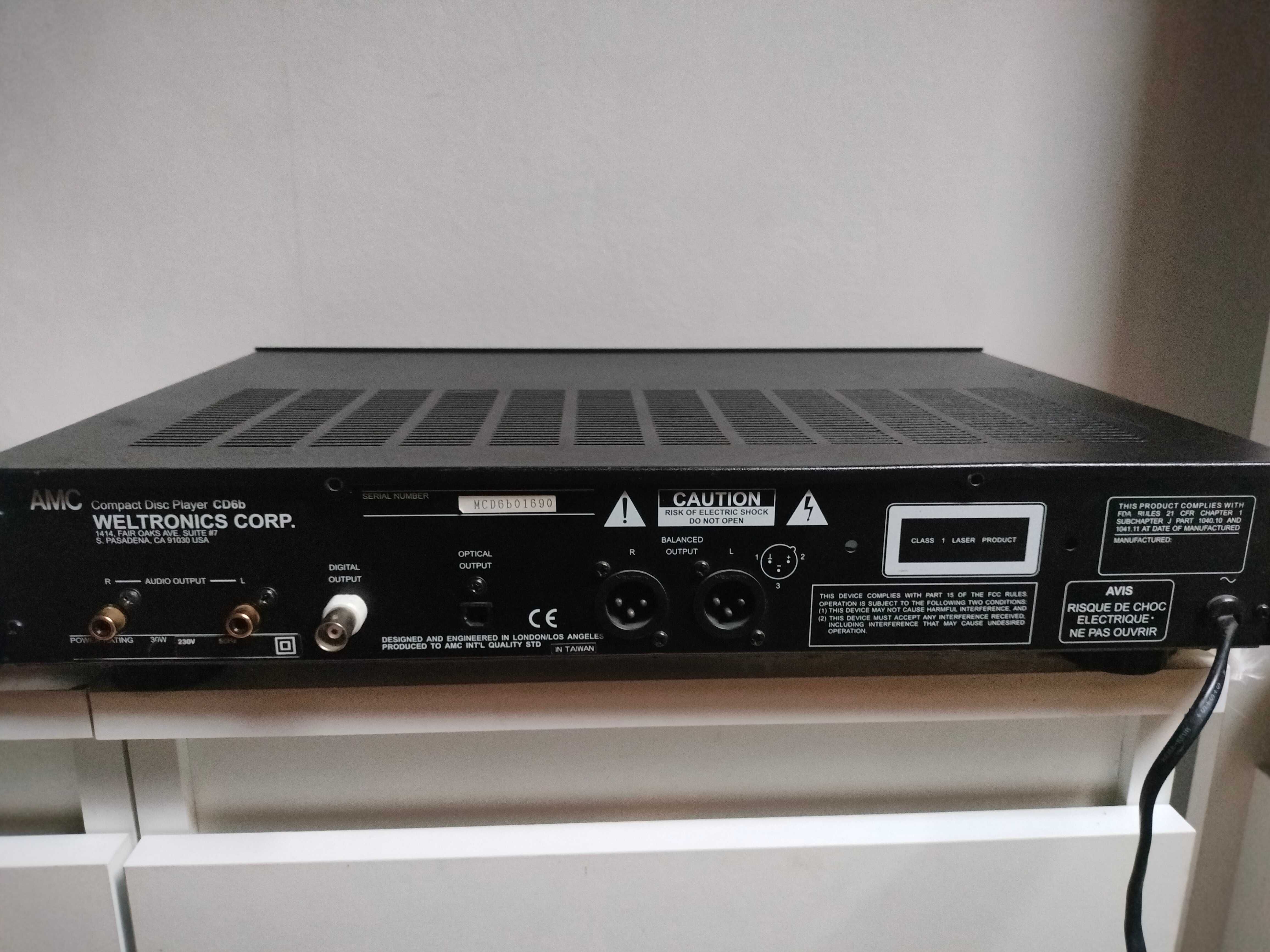 Poszukiwany audiofilski odtwarzacz cd AMC CD 6B 96kHz/24bit BB PCM1716