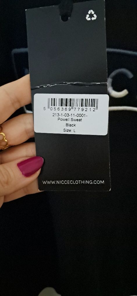 Bluza męska Nicce nowa męska rozm L