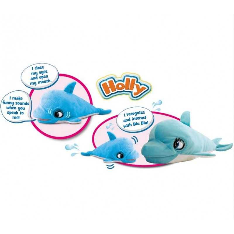 Интерактивные игрушки Дельфин Blu Blu и дельфинёнок Holly IMC
