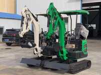 Mini giratória 1800kg motor Kubota