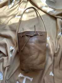 Вінтажна шкіряна сумочка Fred de la Bretoniere