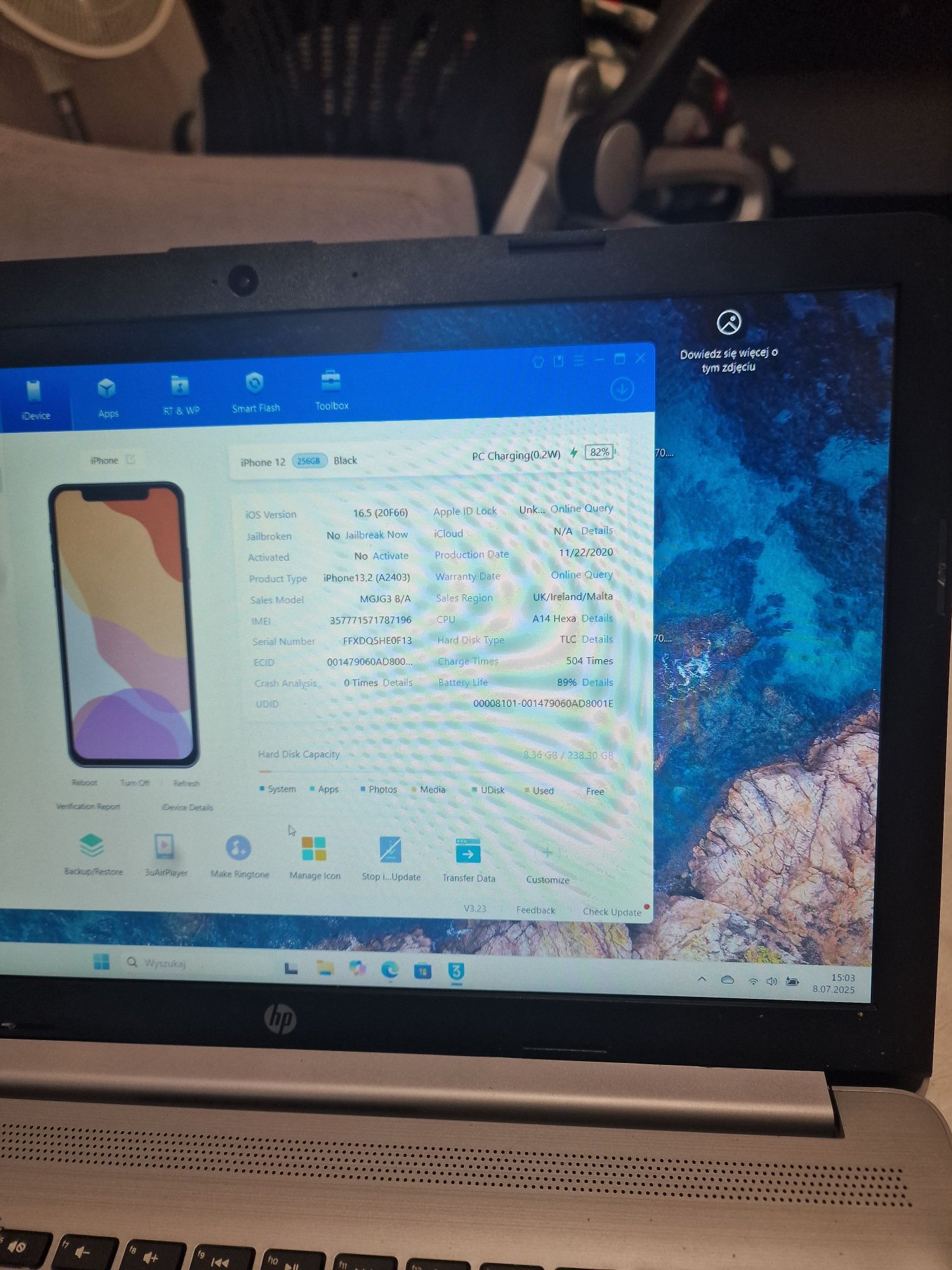Iphone 12 256gb pamięci
