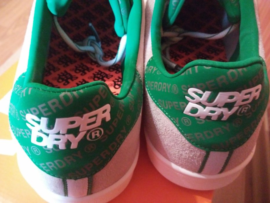 Топовые кеды SUPER DRY Superdry Sleek Tennis Trainers 45 размер, 295мм