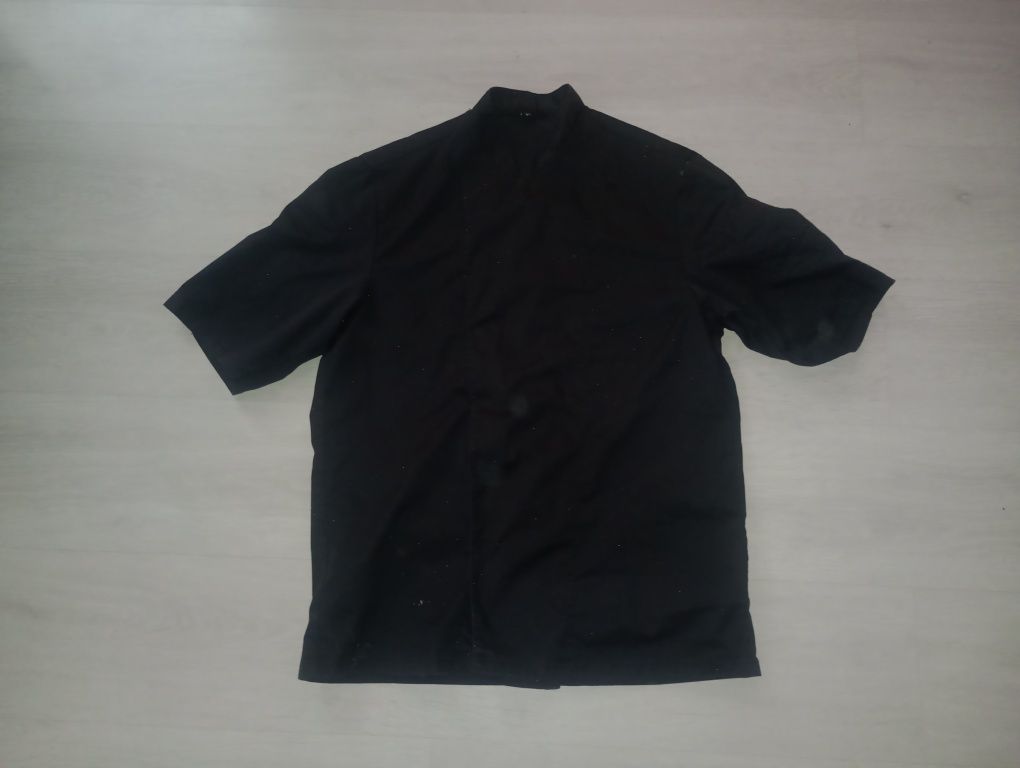 Bluza koszula kucharska czarna męska M