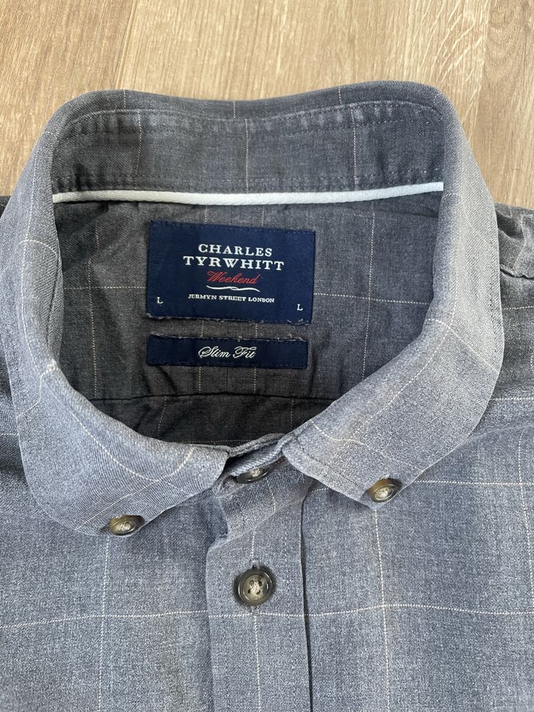 Bawełniana koszula Charles Tyrwhitt L Slim Fit
