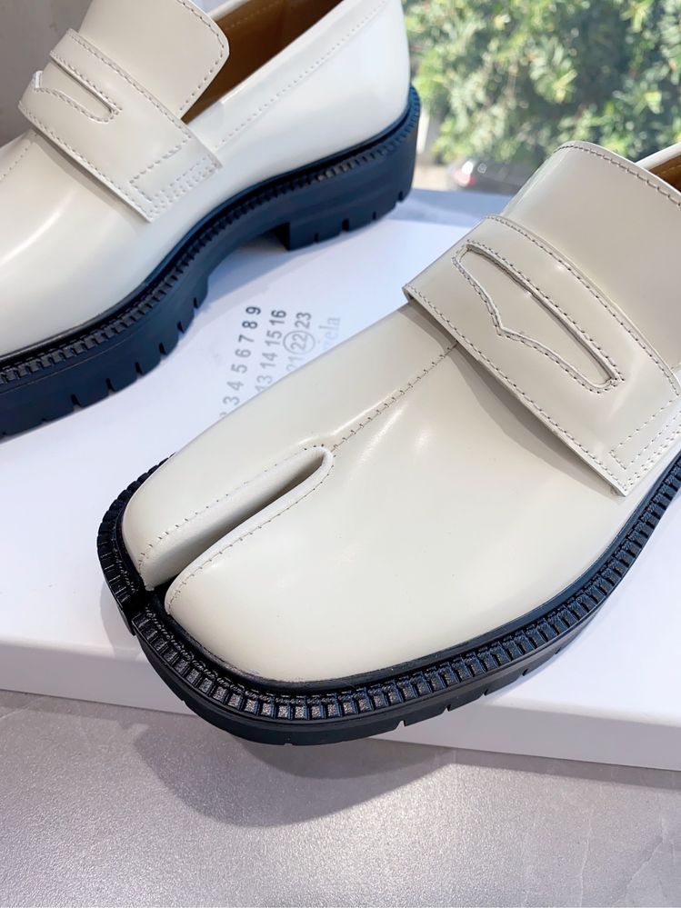 Maison Margiela, таби, броги, лоферы, белые, черные, 34-40