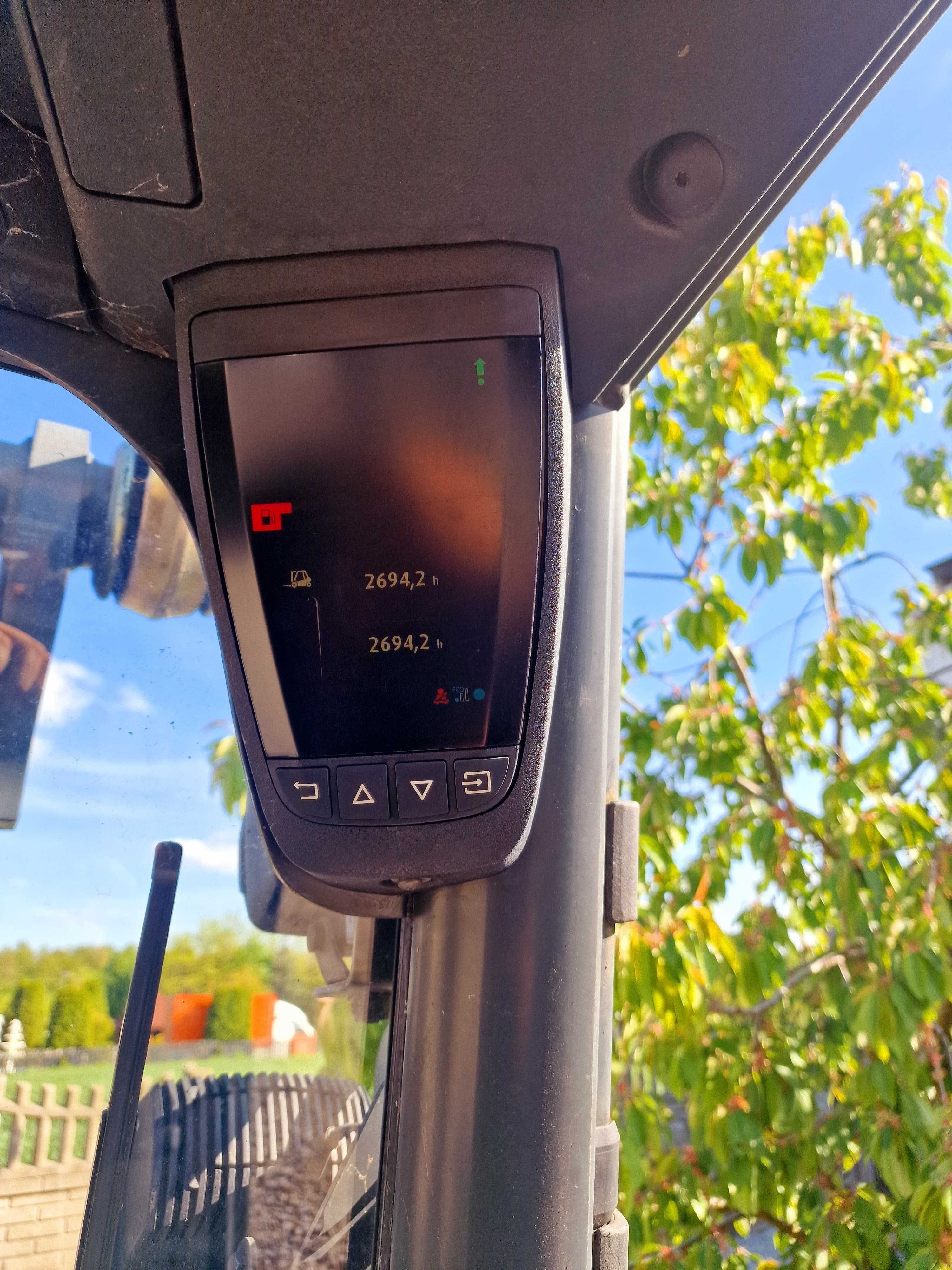 Wózek widłowy Linde H25T GAZ 4sekcje Widły teleskopowe 2018r triplex
