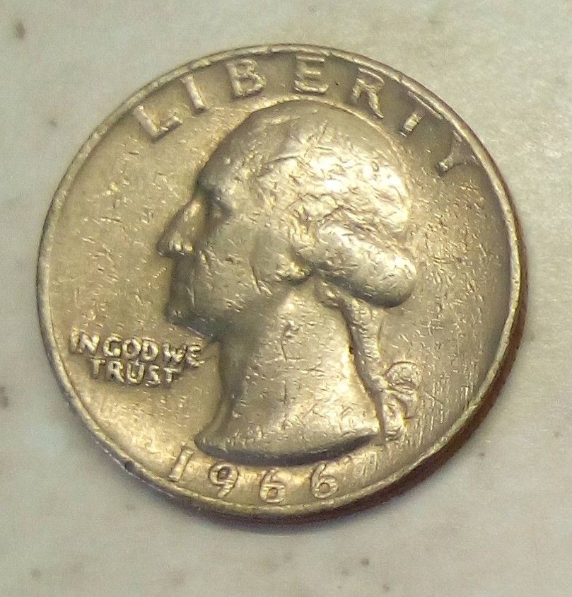 Монета Quarter Dollar LIBERTY США1966