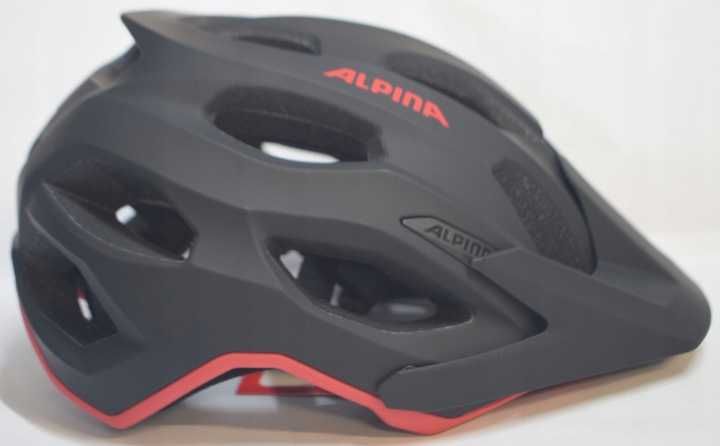 Kask rowerowy Alpina Carapax 2.0 Black-Red r. 52-57CM M/L