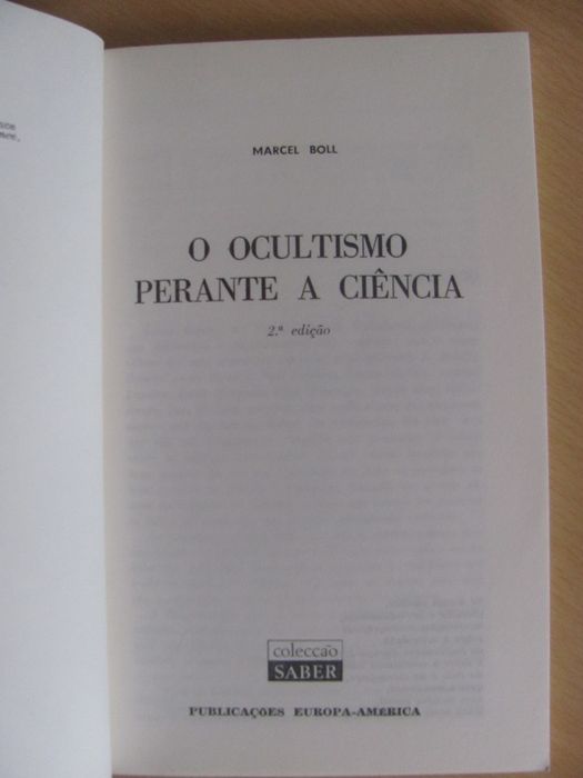 O Ocultismo perante a ciência de Marcel Boll