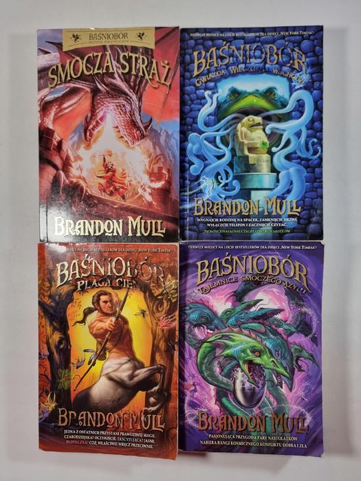Baśniobór + Smocza Straż / zestaw 4 książek / Brandon Mull