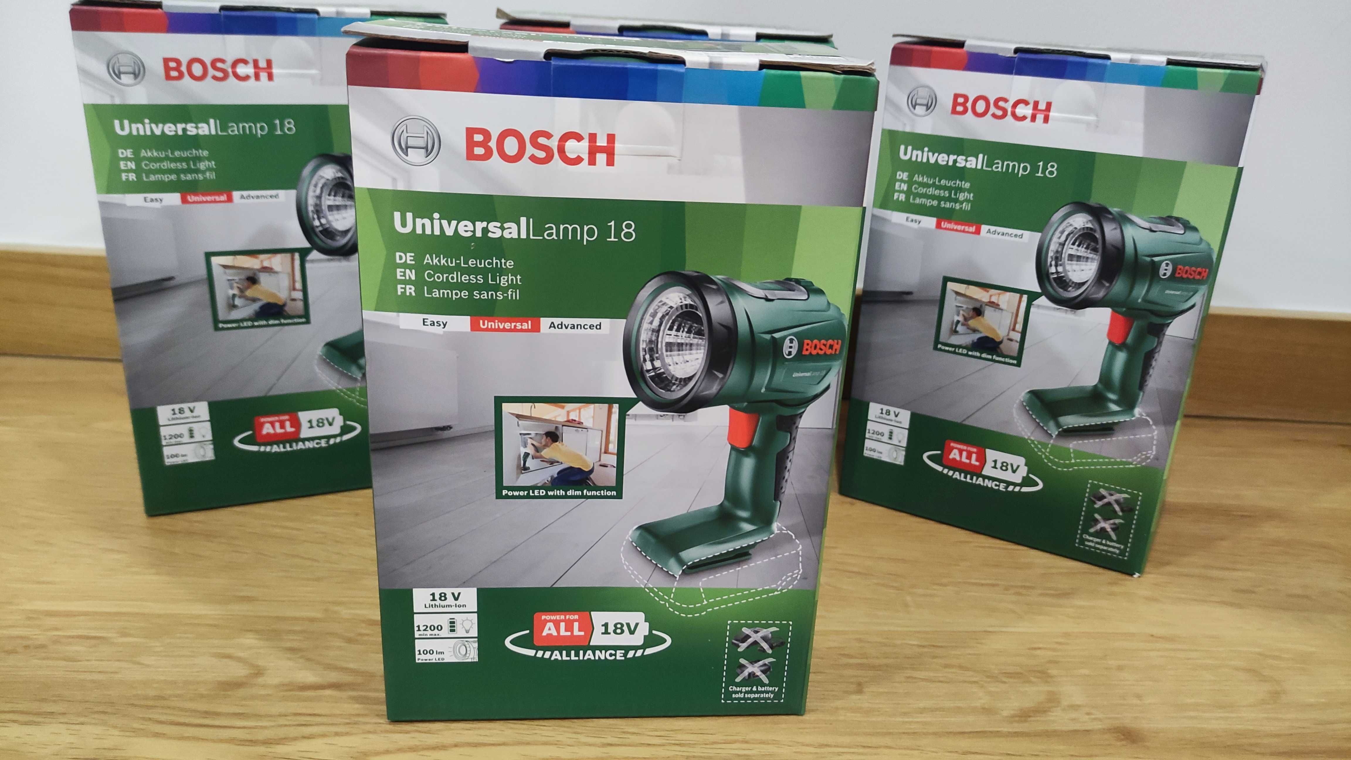 BOSCH universal lamp 18V, nova caixa lacrada