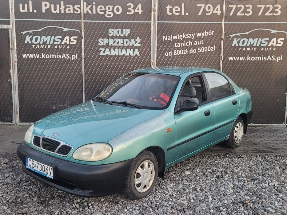 Daewoo Lanos 1,5 benzyna * Salon Polska Przegląd 10.2026 * Bydgoszcz