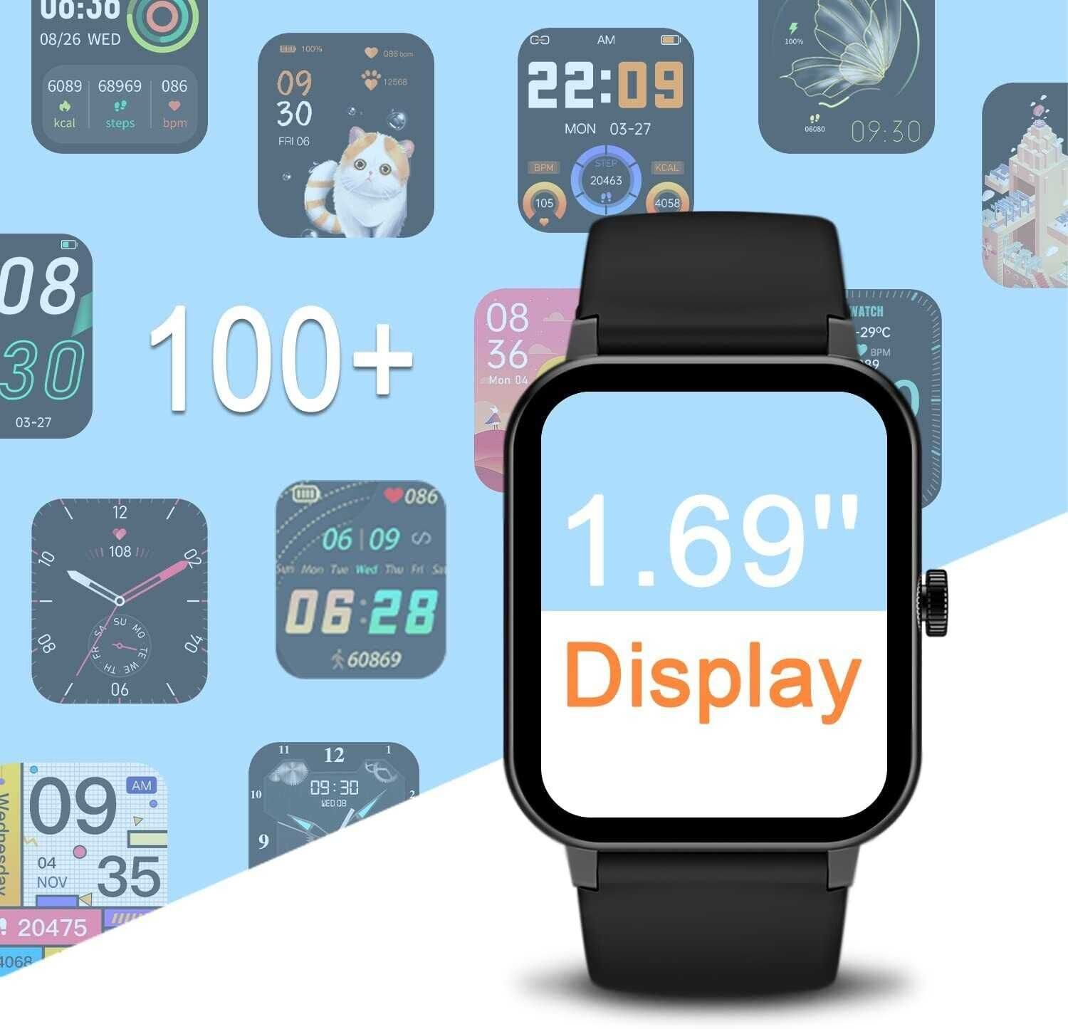 Iowodo R3 PRO Smartwatch tętno sen GPS temperatura Saturacja krwi Sp02