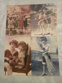 Pocztówki z motywem Dzieci: reprodukcje pocztówek z początku XX wieku