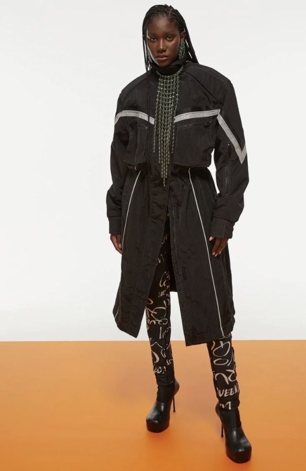 Нейлоновый плащ H&M studio collection 2021