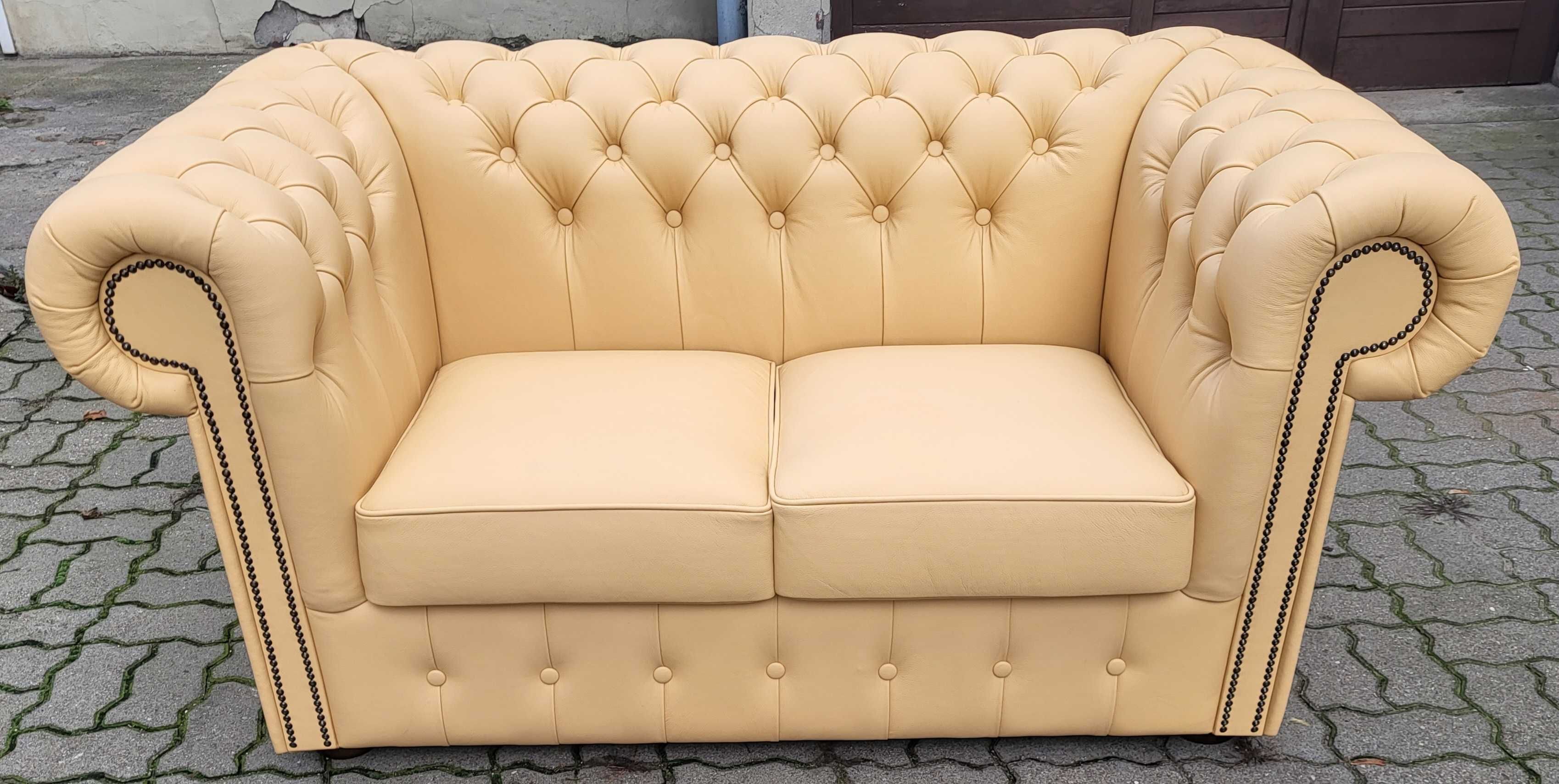 Chesterfield Classic włoska skóra naturalna