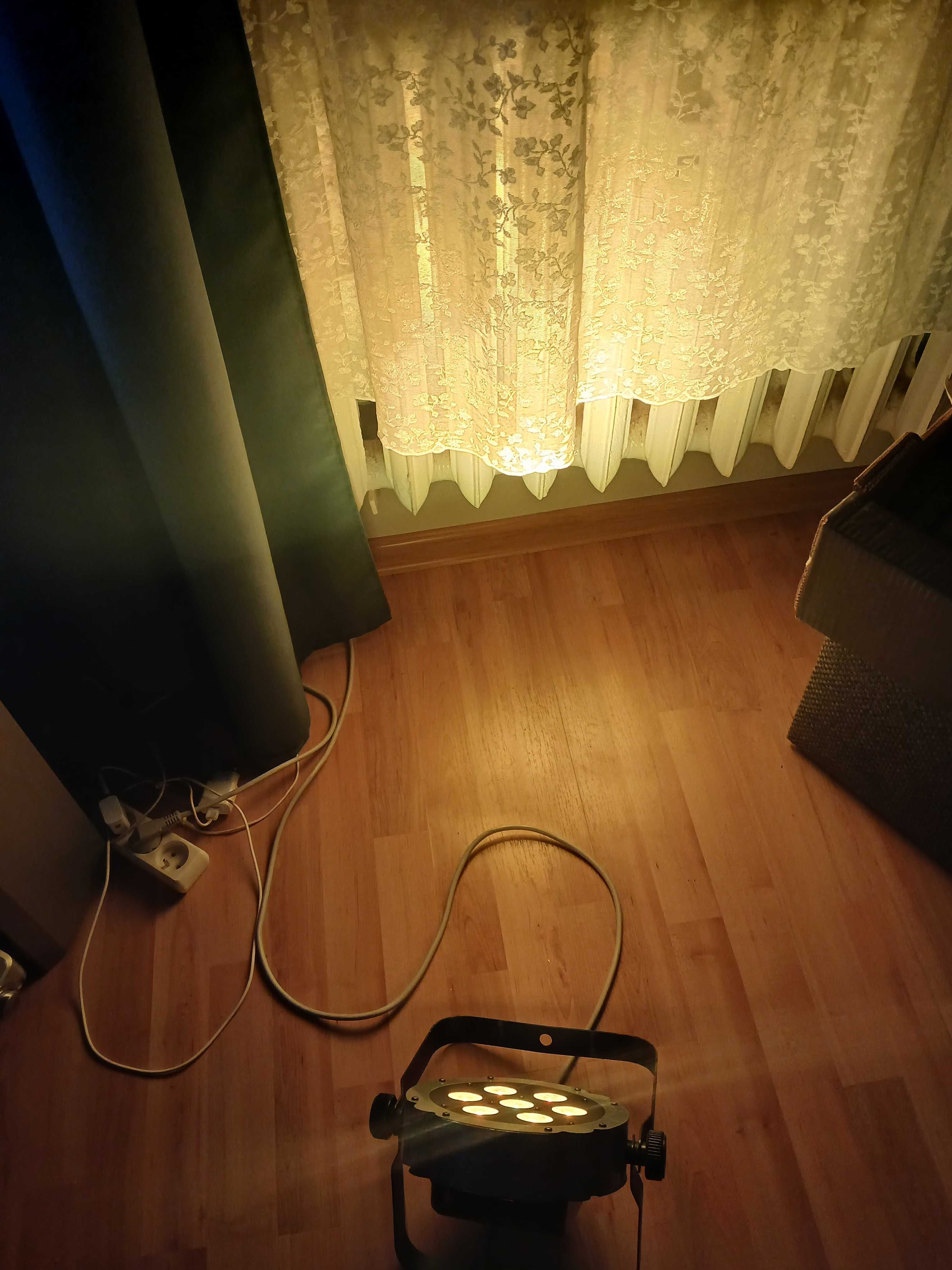 Showtec Compact Par 7 Tri 7x 3W RGB profesjonalny metalowy PAR LED