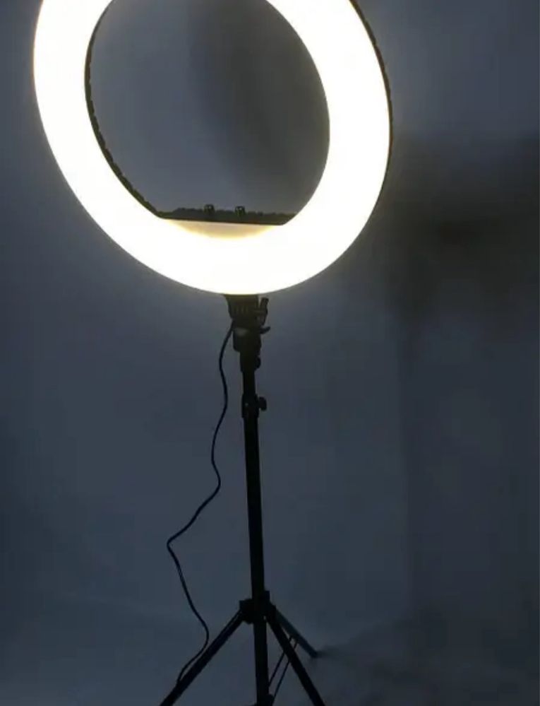 Нава / кільцева лампа 54см / професійна / для блогера / з штативом 2м