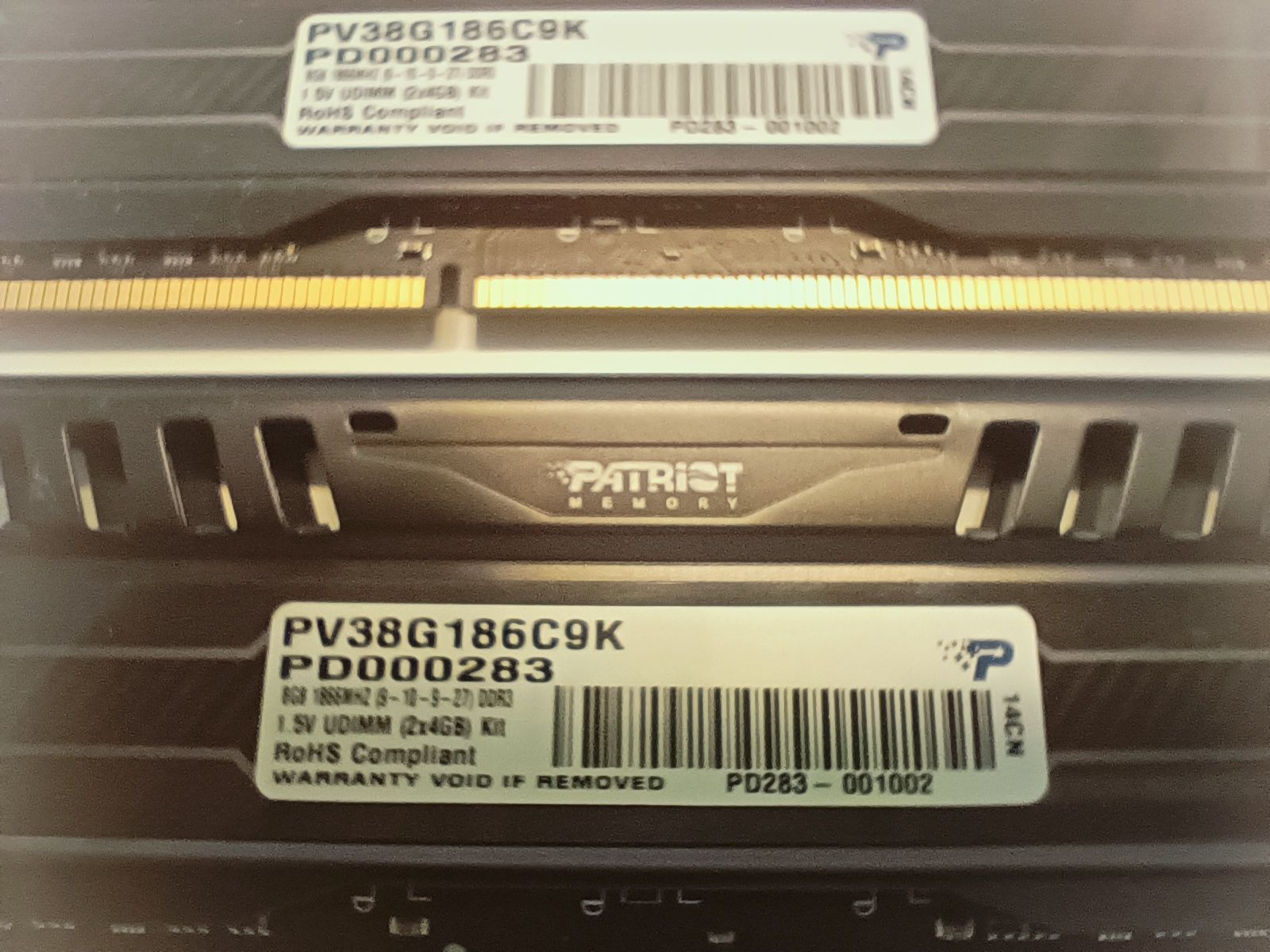 Pamięci RAM Patriot Viper, DDR3 - 2x4 GB, 1866 MHz