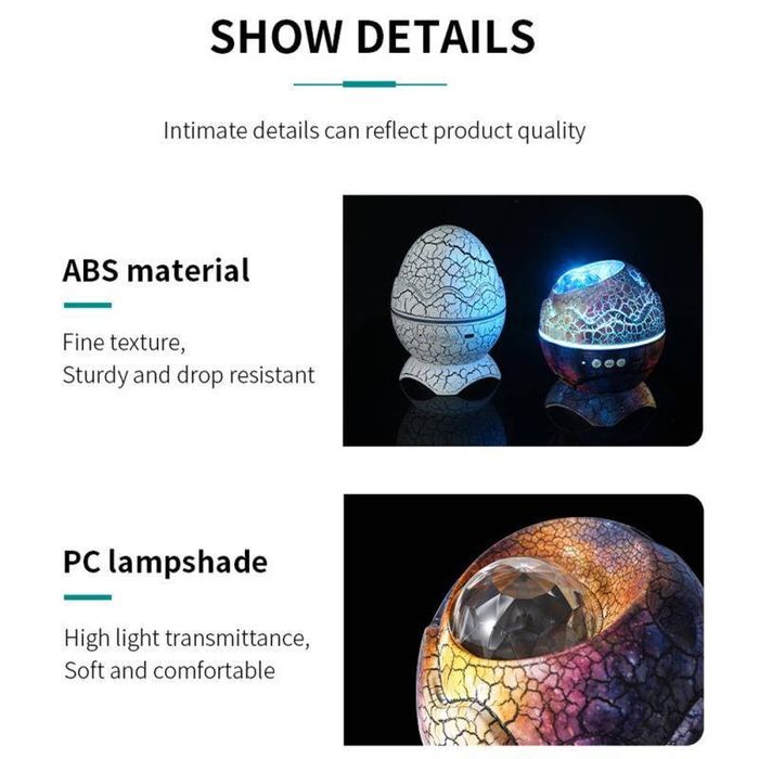 Лазерный проектор звездного неба Яйцо Дракона