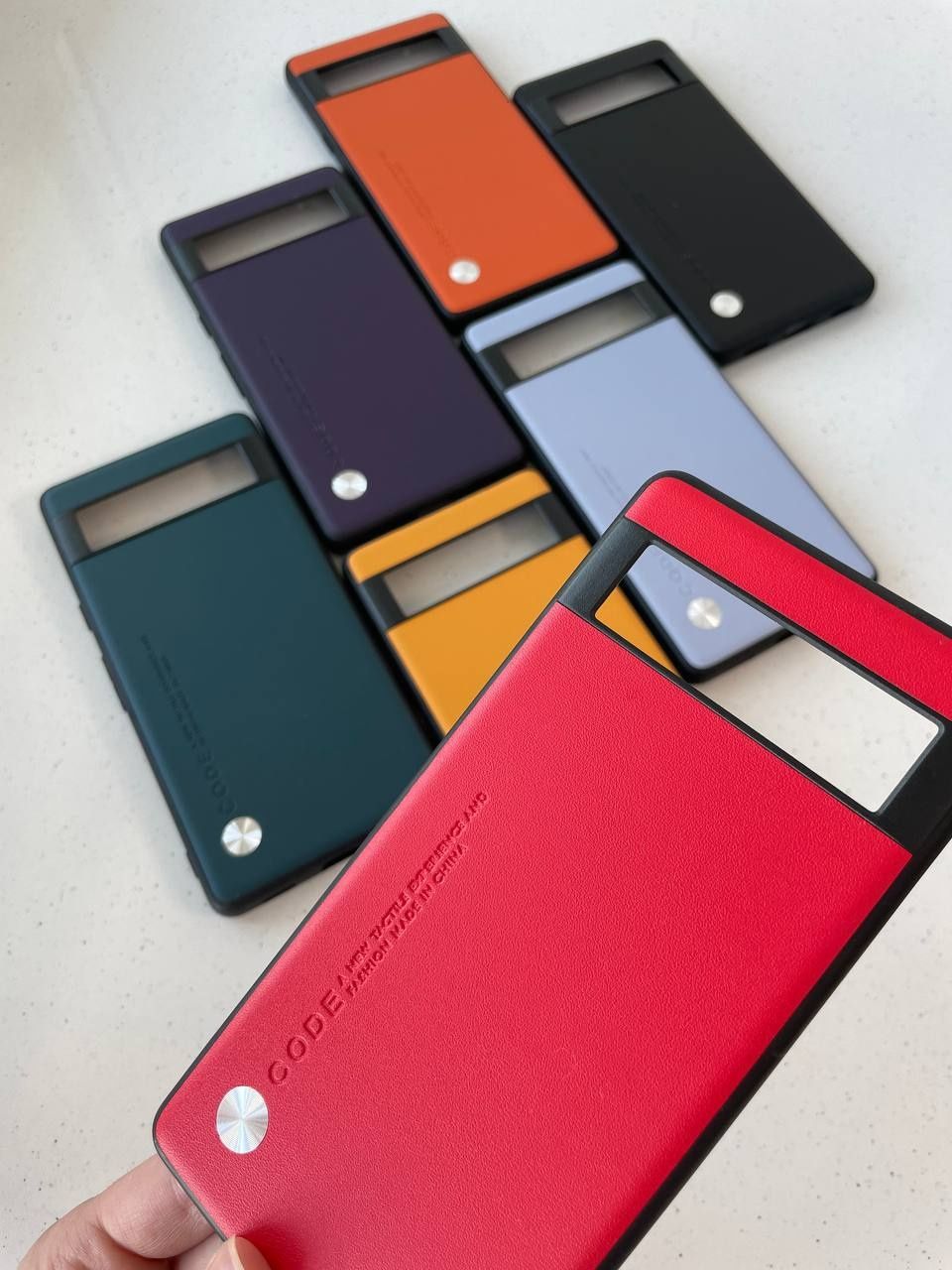 Кожаный чехол для Google Pixel 6 Pro Code LEATHER