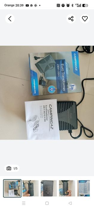 Zasilacz campingaz dometic lodówka lodówki 220/12 v