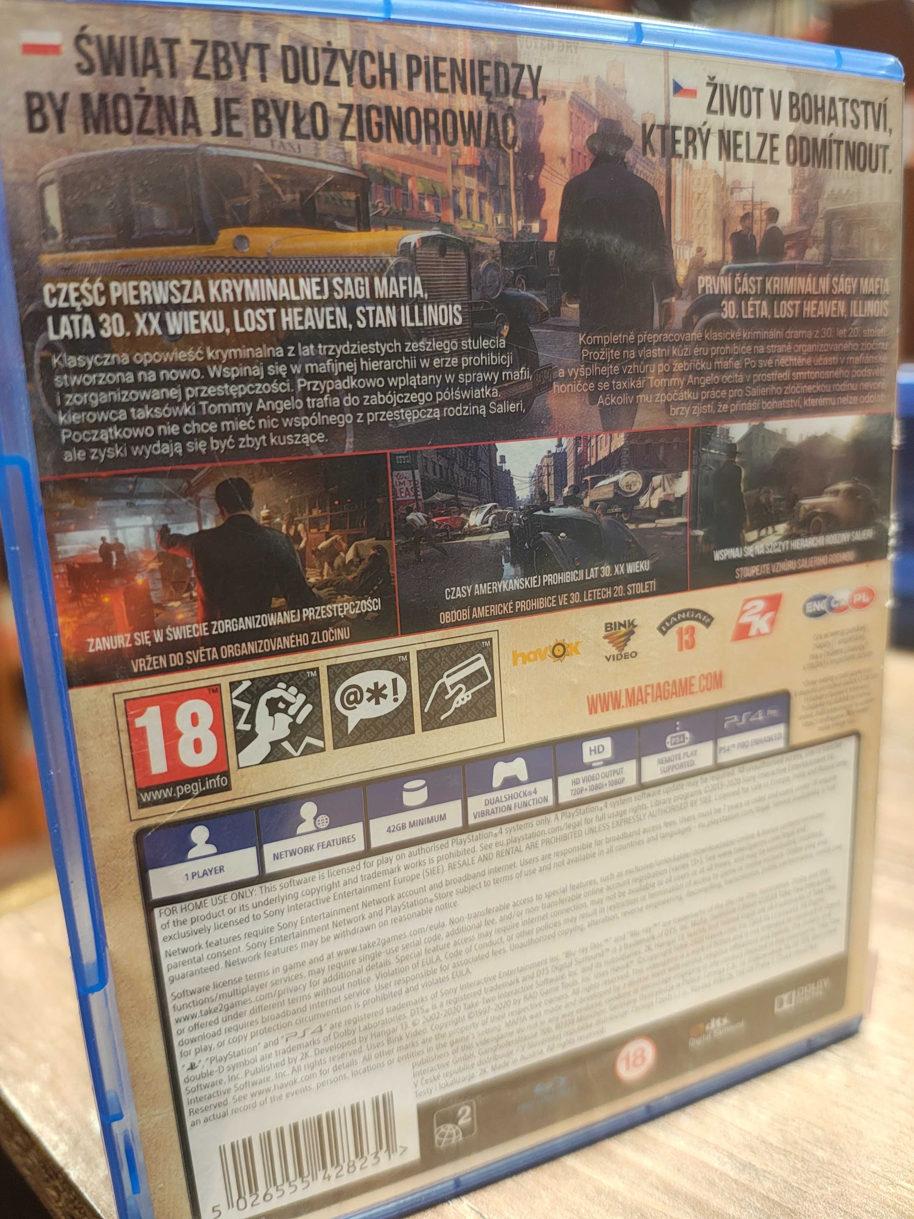 Mafia Definitive Edition PS4 PS5 PL BDB SklepRetroWWA Wysyłka Wymiana