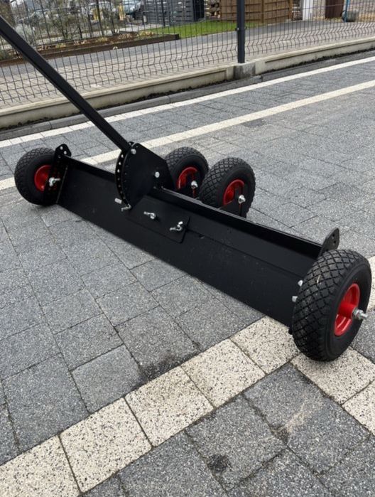 Wynajem walec ogrodowy, niwelator terenu, posypywarka do ziemi piasku