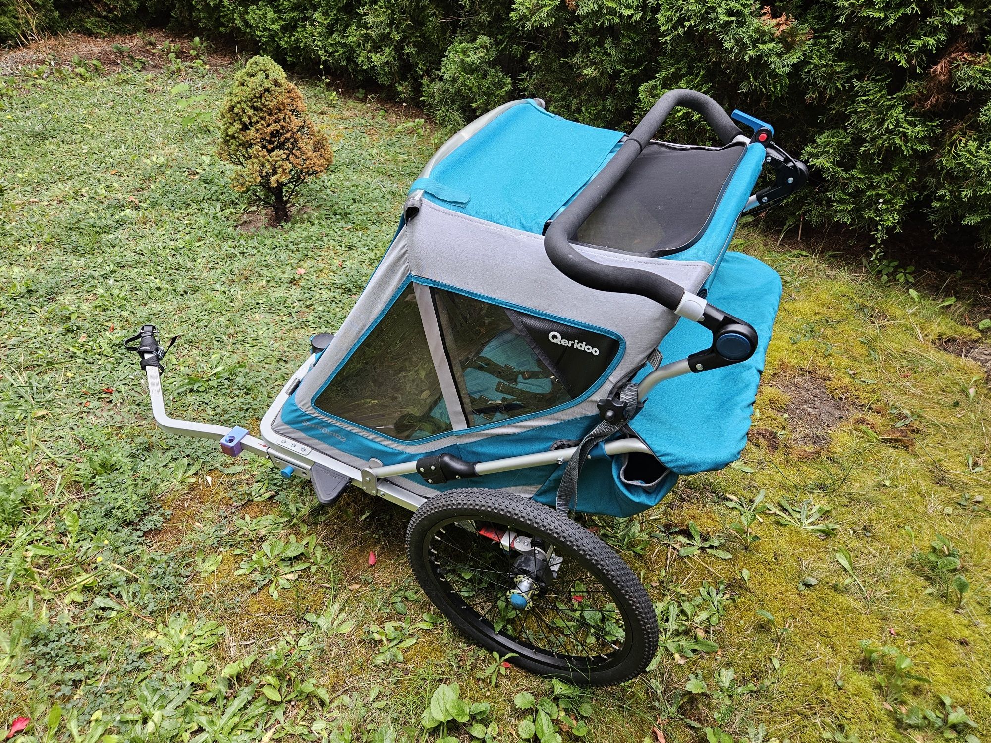Qeridoo Speedkid 2 - przyczepka rowerowa, wózek