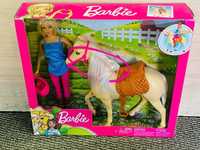 Barbie Lalka + koń FXH13