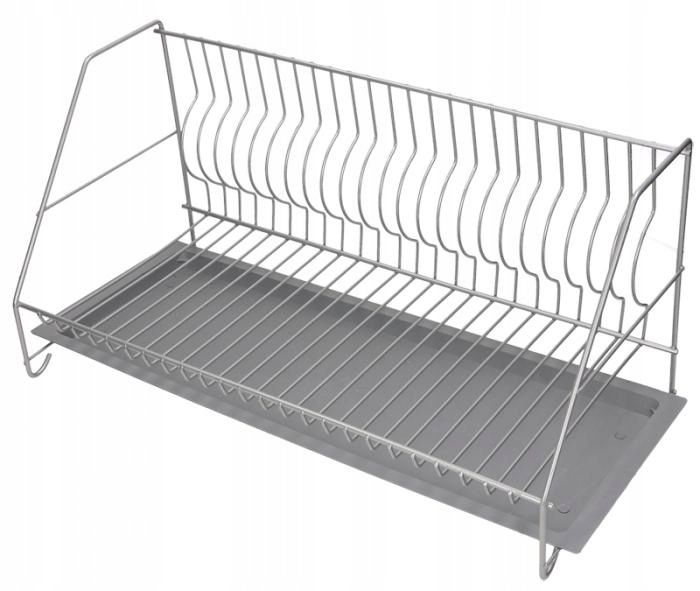 suszarka ociekacz do naczyń 47x22cm srebrna polski produkt